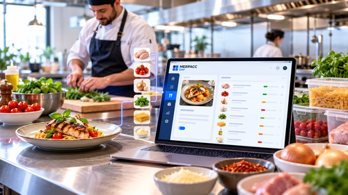 Recipe costing and ingredient management for a restaurant dish