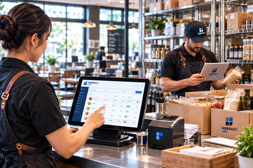 Purchase order screen for restaurant back-office management